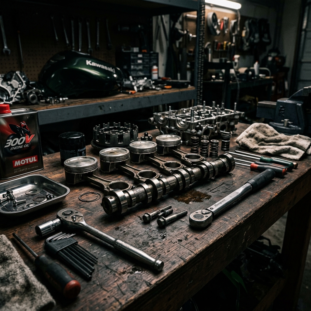Kawasaki Ninja ZX-10 Motorcycle Parts Details